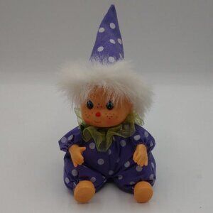 Sekiguchi Doll With Purple Polka Dot Clothing